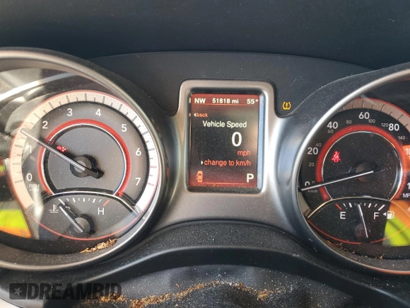 2019 Dodge Journey Crossroad with VIN 3C4PDCGB5KT865905, listed as a Copart auction lot 89171375 with 51,818 mi miles and Salvage Title. Bid and sale history available at DreamBid. Image 9.