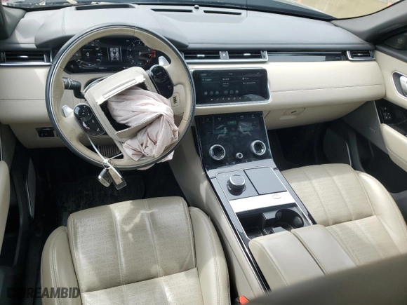 2018 Land Rover Range Rover Velar R-Dynamic HSE with VIN SALYM2RV2JA748674, listed as a Copart auction lot 50843565 with 55,695 mi miles and Salvage Title. Bid and sale history available at carsss.com. Image 8.