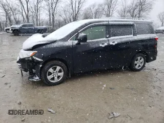 2017 Nissan Quest SV with VIN JN8AE2KP3H9167007, listed as a Copart auction lot 86065274 with 101,551 mi miles and Salvage Title. Bid and sale history available at carsss.com. Image 1.