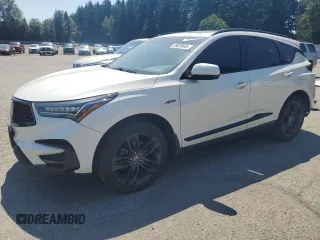 2019 Acura RDX w/A-Spec Pkg with VIN 5J8TC2H64KL027522, listed as a Copart auction lot 65029545 with 114,112 mi miles and Salvage title. Bid and sale history available at DreamBid. Image 1.