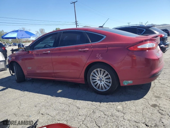 2014 Ford Fusion Energi Titanium with VIN 3FA6P0SU0ER302052, listed as a Copart auction lot 50298605 with 127,292 mi miles and Salvage Title. Bid and sale history available at carsss.com. Image 2.