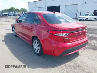 2021 Toyota Corolla LE with VIN 5YFEPMAE4MP168772, listed as a IAAI auction lot 39918982 with 84,699 mi miles. Bid and sale history available at carsss.com. Image 3.