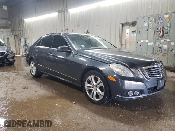 2010 Mercedes-Benz E 350 Luxury with VIN WDDHF8HB3AA142060, listed as a Copart auction lot 46491945 with 141,321 mi miles and Salvage Title. Bid and sale history available at DreamBid. Image 4.