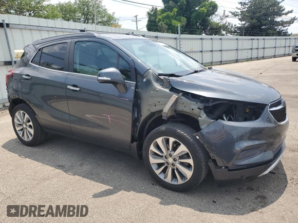 2017 Buick Encore Preferred z VIN KL4CJASBXHB058478, wystawiony jako Copart lot #60309155 z przebiegiem 74 011 mil mil oraz Szkoda całkowita • Salvage title. Historia ofert i sprzedaży dostępna na DreamBid. Obrazek 4.