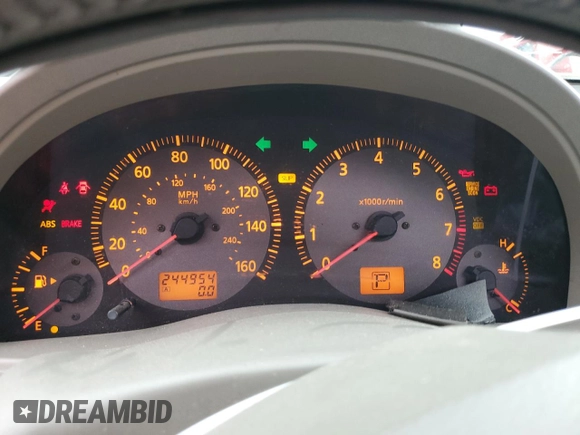 2003 Infiniti G35 w/Leather with VIN JNKCV51E73M016617, listed as a Copart auction lot 60571025 with 244,954 mi miles and Salvage title. Bid and sale history available at DreamBid. Image 9.