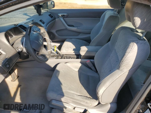 2008 Honda Civic Cpe LX with VIN 2HGFG126X8H568181, listed as a Copart auction lot 47339324 with 137,182 mi miles and Salvage Title. Bid and sale history available at carsss.com. Image 7.