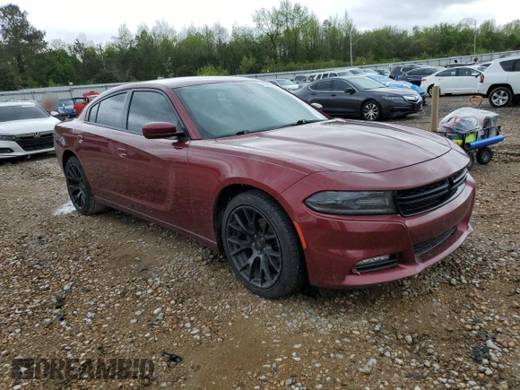 2018 Dodge Charger SXT Plus with VIN 2C3CDXHG8JH203439, listed as a Copart auction lot 43876725 with Not Provided miles and Salvage Title. Bid and sale history available at carsss.com. Image 4.