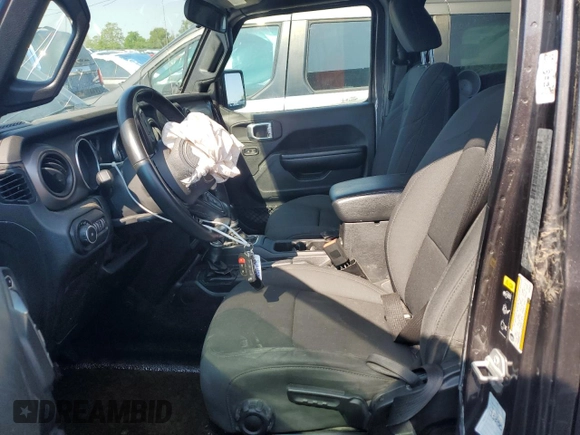 2020 Jeep Wrangler Unlimited Sport S с VIN 1C4HJXDN5LW269143, выставлен на аукционе Copart как лот 51481855 с пробегом Не указан миль и Списание • Salvage title. История ставок и продаж доступна на DreamBid. Изображение 7.