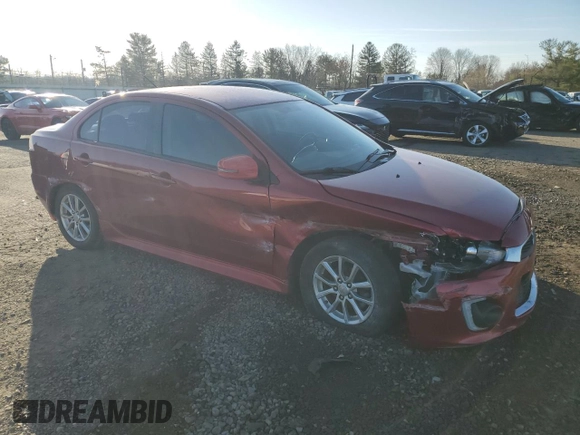 2016 Mitsubishi Lancer SE with VIN JA32V2FW7GU002685, listed as a Copart auction lot 49835555 with 89,459 mi miles and Salvage Title. Bid and sale history available at carsss.com. Image 4.