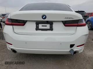2024 BMW 3 Series 330e with VIN 3MW39FF06R8E35070, listed as a Copart auction lot 42796155 with 3,987 mi miles and Salvage Title. Bid and sale history available at carsss.com. Image 6.