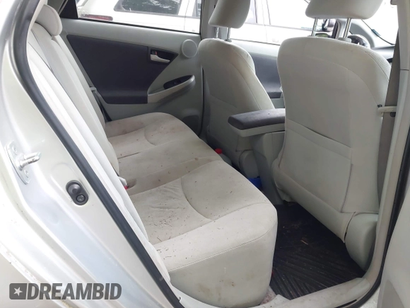 2011 Toyota Prius I with VIN JTDKN3DU5B0253021, listed as a IAAI auction lot 42098093 with 204,853 mi miles. Bid and sale history available at carsss.com. Image 8.