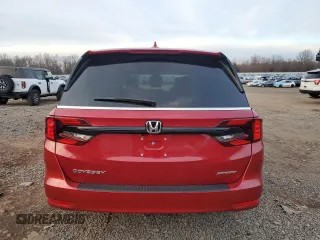 2024 Honda Odyssey Sport with VIN 5FNRL6H74RB070621, listed as a Copart auction lot 82779044 with 1,025 mi miles and Salvage Title. Bid and sale history available at DreamBid. Image 6.