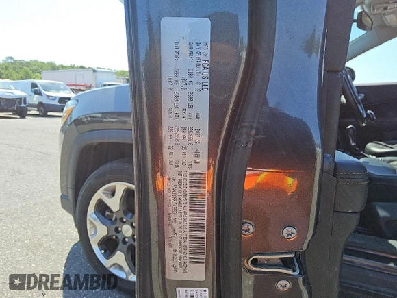 2018 Jeep Compass Limited с VIN 3C4NJDCB2JT456660, выставлен на аукционе Copart как лот 61173785 с пробегом 51 555 миль миль и Чистый • Clean title. История ставок и продаж доступна на DreamBid. Изображение 13.
