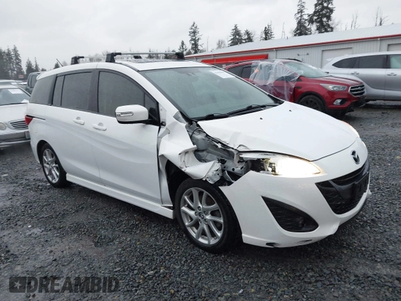 2015 Mazda Mazda5 Grand Touring with VIN JM1CW2DL6F0185594, listed as a IAAI auction lot 41470568 with 116,309 mi miles. Bid and sale history available at carsss.com. Image 1.