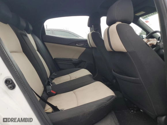 2017 Honda Civic Hatchback EX with VIN SHHFK7H58HU408562, listed as a Copart auction lot 45228225 with 64,820 mi miles and Salvage Title. Bid and sale history available at carsss.com. Image 10.