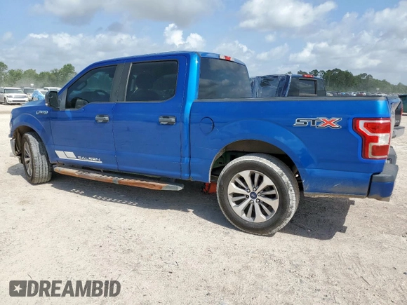 2018 Ford F-150 XL with VIN 1FTEW1CP5JKC02387, listed as a Copart auction lot 58983835 with 119,720 mi miles and Salvage title. Bid and sale history available at DreamBid. Image 2.