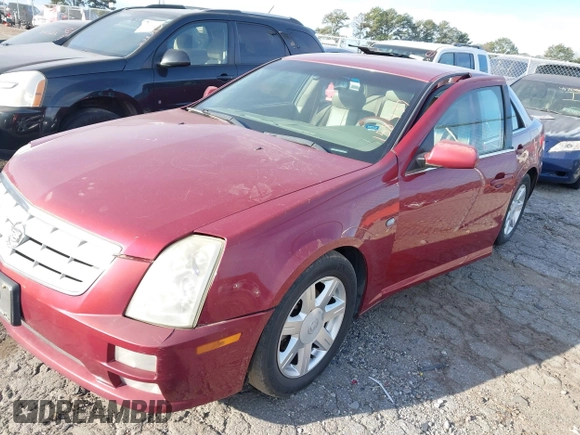 2005 Cadillac STS with VIN 1G6DW677450158437, listed as a IAAI auction lot 41703670 with 270,618 mi miles and . Bid and sale history available at carsss.com. Image 2.