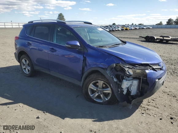 2015 Toyota RAV4 XLE with VIN 2T3RFREV0FW366964, listed as a Copart auction lot 52015925 with 82,056 mi miles and Salvage Title. Bid and sale history available at carsss.com. Image 4.