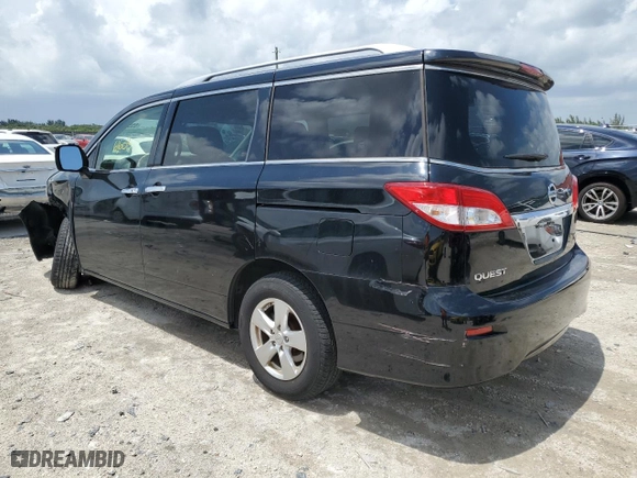 2016 Nissan Quest SV with VIN JN8AE2KP7G9156185, listed as a Copart auction lot 65532073 with 61,603 mi miles. Bid and sale history available at carsss.com. Image 2.