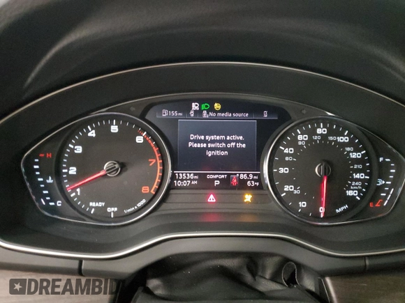 2023 Audi Q5 Premium with VIN WA1ABAFY5P2080454, listed as a Copart auction lot 86374214 with 13,536 mi miles and Salvage Title. Bid and sale history available at carsss.com. Image 9.