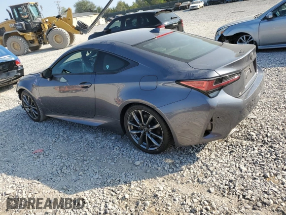2019 Lexus RC 350 with VIN JTHHZ5BC1K5020064, listed as a Copart auction lot 69312984 with 37,052 mi miles and Salvage title. Bid and sale history available at DreamBid. Image 2.