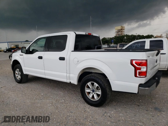 2018 Ford F-150 XL with VIN 1FTEW1C56JKD71784, listed as a Copart auction lot 58347735 with 185,883 mi miles and Clean title. Bid and sale history available at DreamBid. Image 2.