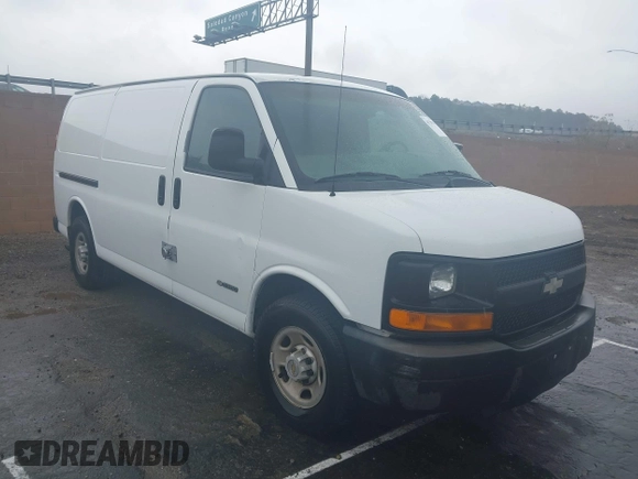 2003 Chevrolet Express Cargo with VIN 1GCGG25U231104716, listed as a IAAI auction lot 41729118 with Not Provided miles and . Bid and sale history available at DreamBid. Image 1.