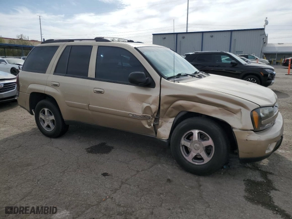 2004 Chevrolet TrailBlazer LT with VIN 1GNDS13S742215049, listed as a Copart auction lot 51256045 with 159,252 mi miles and Salvage Title. Bid and sale history available at carsss.com. Image 4.