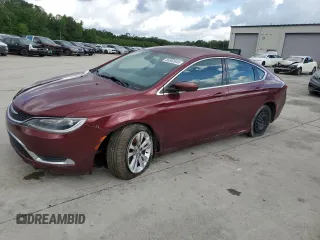 2015 Chrysler 200 Limited with VIN 1C3CCCAB4FN725252, listed as a Copart auction lot 56592945 with 127,750 mi miles and Salvage title. Bid and sale history available at DreamBid. Image 1.