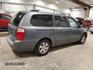 2009 Kia Sedona LX with VIN KNDMB233X96300720, listed as a Copart auction lot 52724825 with 134,502 mi miles and Clean Title. Bid and sale history available at carsss.com. Image 3.