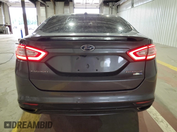 2016 Ford Fusion Titanium with VIN 3FA6P0D96GR265391, listed as a Copart auction lot 61040425 with 158,514 mi miles and Salvage title. Bid and sale history available at DreamBid. Image 6.
