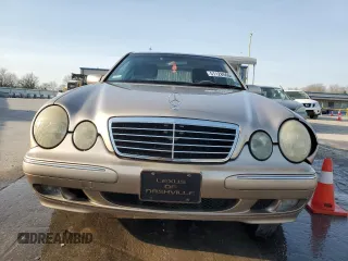 2002 Mercedes-Benz E-Class with VIN WDBJF65J22B490275, listed as a Copart auction lot 51128565 with 142,232 mi miles and Salvage Title. Bid and sale history available at carsss.com. Image 5.