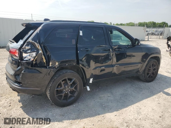 2019 Jeep Grand Cherokee Limited with VIN 1C4RJFBG1KC768153, listed as a Copart auction lot 59711115 with 76,507 mi miles and Salvage title. Bid and sale history available at DreamBid. Image 3.
