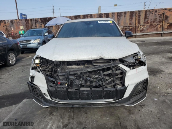 2024 Audi SQ7 Premium Plus with VIN WA1AWBF7XRD003197, listed as a Copart auction lot 86515734 with 5,842 mi miles and Salvage Title. Bid and sale history available at carsss.com. Image 5.