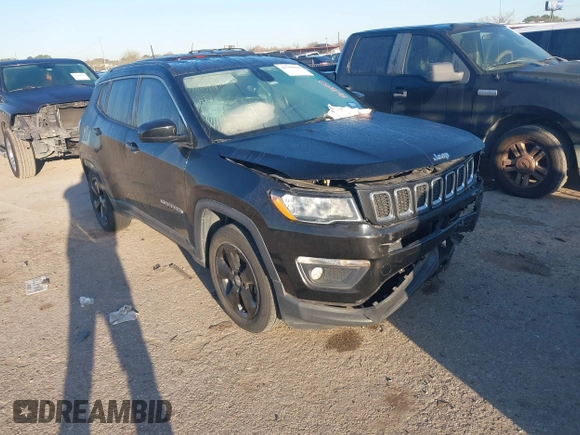 2020 Jeep Compass Altitude z VIN 3C4NJCBB8LT133924, wystawiony jako IAAI lot #41750958 z przebiegiem Nie podano mil oraz . Historia ofert i sprzedaży dostępna na DreamBid. Obrazek 1.