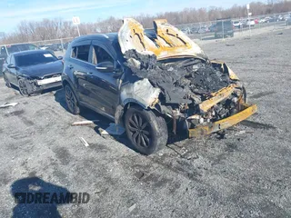 2019 Kia Sportage EX with VIN KNDPNCAC6K7568015, listed as a IAAI auction lot 41230191 with 1 mi miles. Bid and sale history available at carsss.com. Image 1.