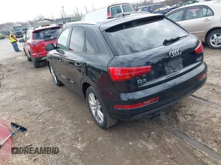 2017 Audi Q3 Premium with VIN WA1ECCFS5HR016753, listed as a IAAI auction lot 41630346 with 77,476 mi miles. Bid and sale history available at carsss.com. Image 3.