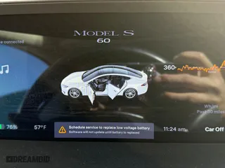 2013 Tesla Model S with VIN 5YJSA1CG8DFP12090, listed as a Copart auction lot 87286844 with 94,810 mi miles and Clean Title. Bid and sale history available at carsss.com. Image 10.