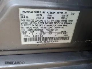 2005 Nissan Maxima 3.5 SL with VIN 1N4BA41E25C806926, listed as a Copart auction lot 76055734 with 163,131 mi miles and Salvage Title. Bid and sale history available at carsss.com. Image 13.