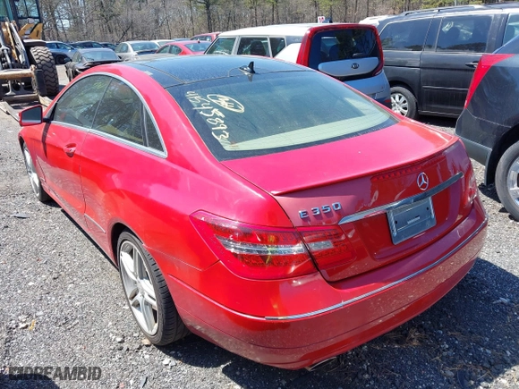 2011 Mercedes-Benz E-Class E 350 with VIN WDDKJ5GBXBF094758, listed as a IAAI auction lot 41545893 with 106,684 mi miles. Bid and sale history available at carsss.com. Image 3.