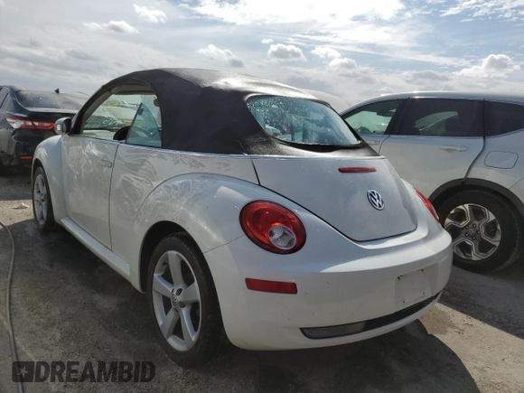 2007 Volkswagen Beetle with VIN 3VWFG31Y47M410557, listed as a Copart auction lot 74986374 with 78,144 mi miles and Salvage Title. Bid and sale history available at DreamBid. Image 2.
