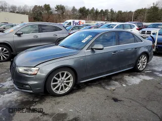 2014 Audi A4 Premium Plus with VIN WAUHFAFL6EN017191, listed as a Copart auction lot 89271915 with 125,972 mi miles and Salvage title. Bid and sale history available at DreamBid. Image 1.