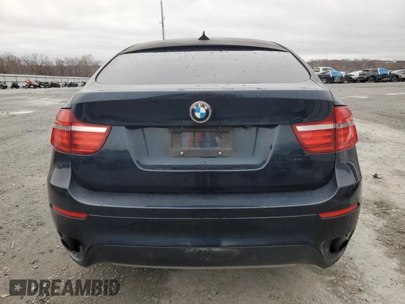2014 BMW X6 xDrive35i with VIN 5UXFG2C57E0C43953, listed as a Copart auction lot 44595885 with 121,208 mi miles and Clean Title. Bid and sale history available at carsss.com. Image 6.
