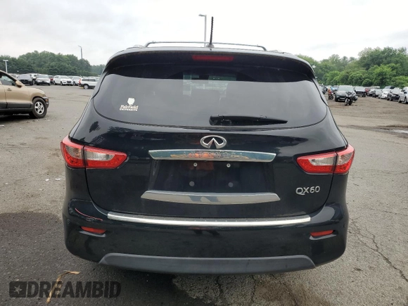 2015 Infiniti QX60 with VIN 5N1AL0MM6FC559628, listed as a Copart auction lot 60128485 with 157,196 mi miles and Salvage title. Bid and sale history available at DreamBid. Image 6.
