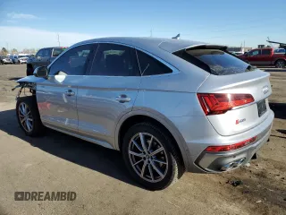 2023 Audi SQ5 Sportback Prestige with VIN WA134AFY1P2071480, listed as a Copart auction lot 85240674 with 14,417 mi miles and Salvage Title. Bid and sale history available at DreamBid. Image 2.