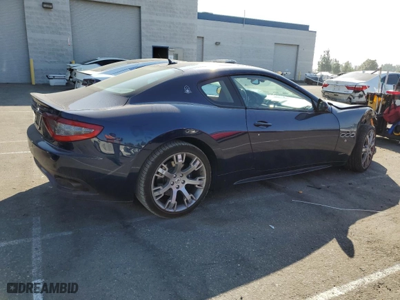 2013 Maserati GranTurismo Sport with VIN ZAM45VLA1D0073223, listed as a Copart auction lot 73426734 with 0 mi miles and Salvage Title. Bid and sale history available at carsss.com. Image 3.