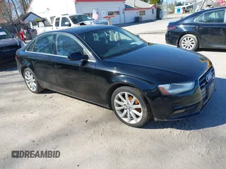 2013 Audi A4 Premium Plus with VIN WAUFFAFL7DN008649, listed as a IAAI auction lot 42146742 with 158,141 mi miles. Bid and sale history available at carsss.com. Image 1.