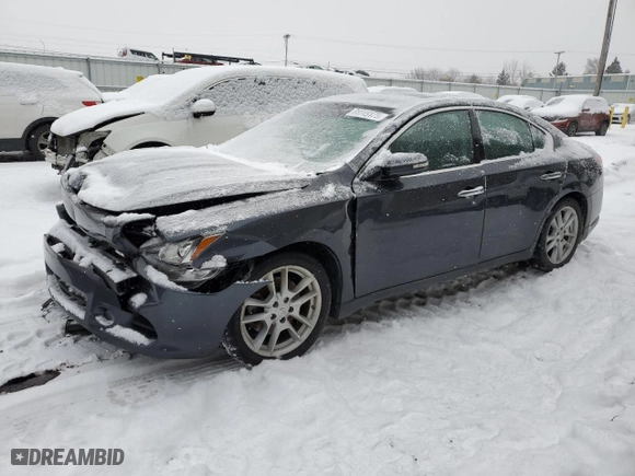 2009 Nissan Maxima 3.5 S with VIN 1N4AA51E19C858992, listed as a Copart auction lot 88049175 with 119,788 mi miles and Salvage Title. Bid and sale history available at carsss.com. Image 1.