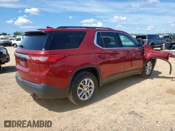 2020 Chevrolet Traverse LT Cloth with VIN 1GNERGKW6LJ289378, listed as a Copart auction lot 63247035 with 100,394 mi miles and Salvage title. Bid and sale history available at DreamBid. Image 3.