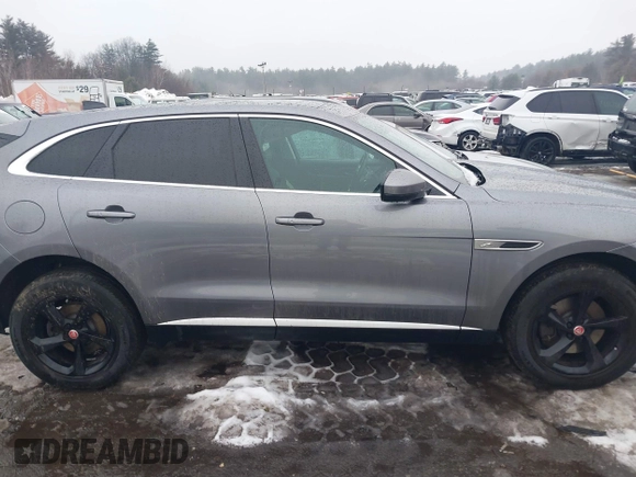 2023 Jaguar F-Pace S with VIN SADCJ2EX2PA709386, listed as a IAAI auction lot 41673219 with 24,155 mi miles and . Bid and sale history available at DreamBid. Image 13.